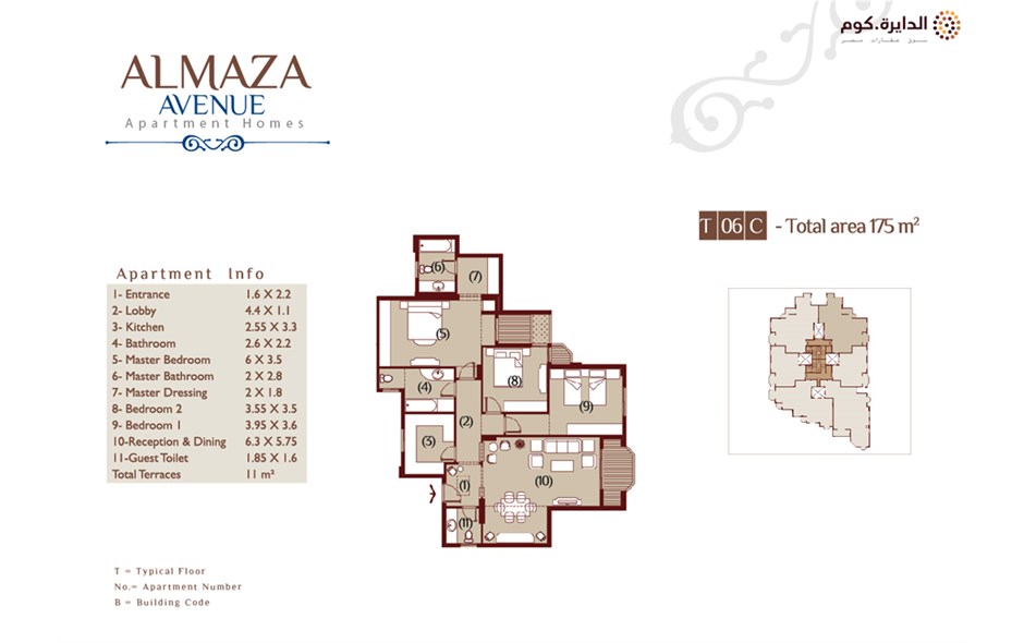 شقه 175m داخل كومباوند الماظه افينيو 