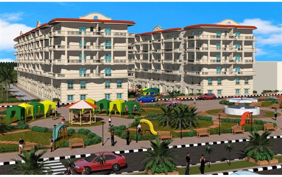 شقة للبيع بالغردقه على البحر و حمام سباحة وحديقة 78 م