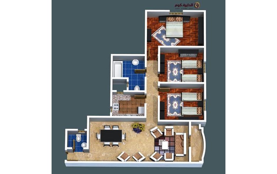 شقه للبيع واطلاله جديده بقصور الامراء بحدائق الاهرام 