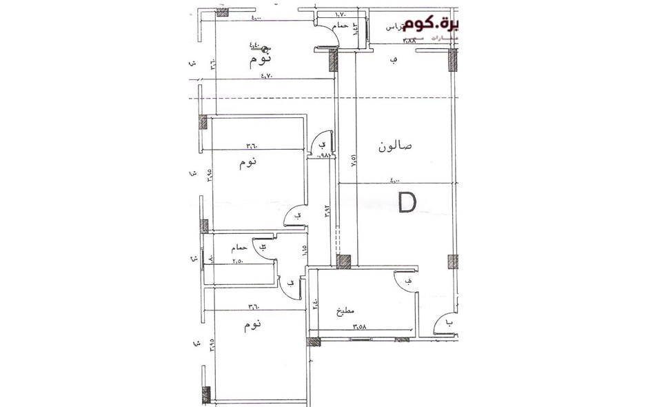 شقة 143م بالشروق بالتقسيط علي 60 شهر
