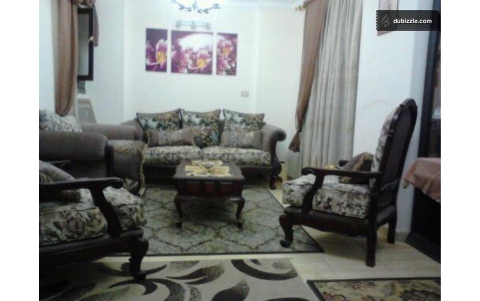 شقه للبيع 110م هاى لوكس بالفرش . د8 برج بأسانسير . غير مجروحة