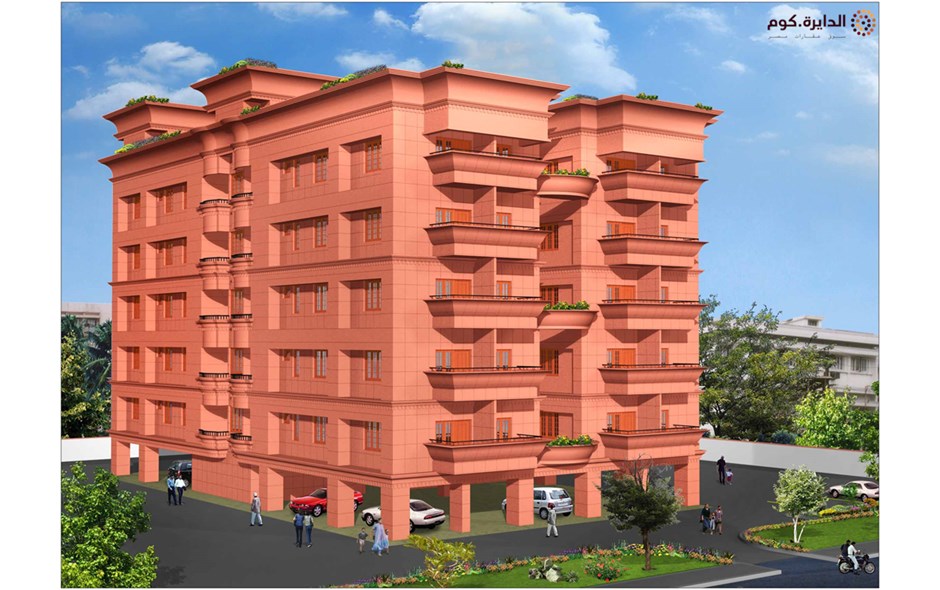 شقة به حديقة الاهرام البوابة الأولى 135م