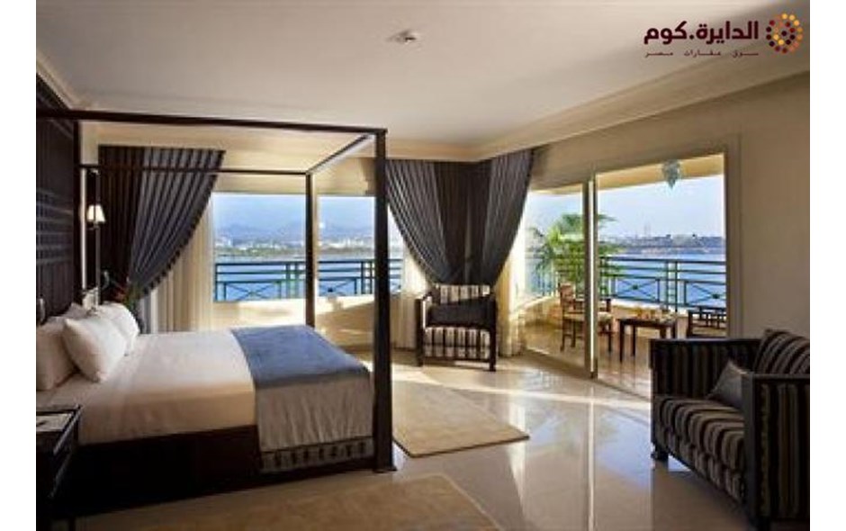 للبيع شالية53م ارضي بحديقة على البحر بالعين السخنة بالتقسيط