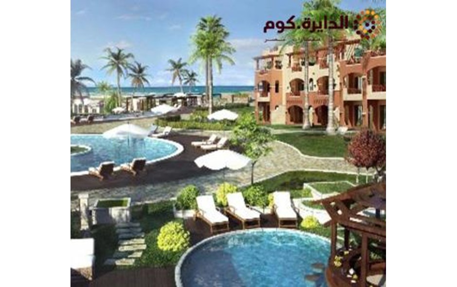 شاليه للبيع 90م بالعين السخنة على حمام السباحة بأقل مقدم والباقى على 6سنوات 