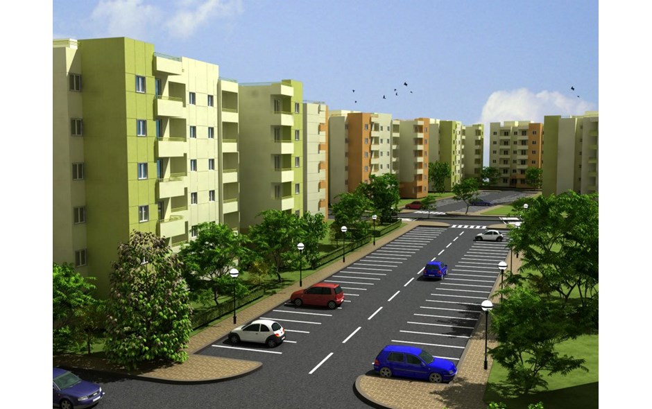 شقة للبيع بكمبوند اسكان الشباب - بمقدم 35 الف وقسط شهرى 1400