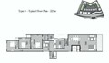 TYPE B 225m2 - TYPICAL FLOOR